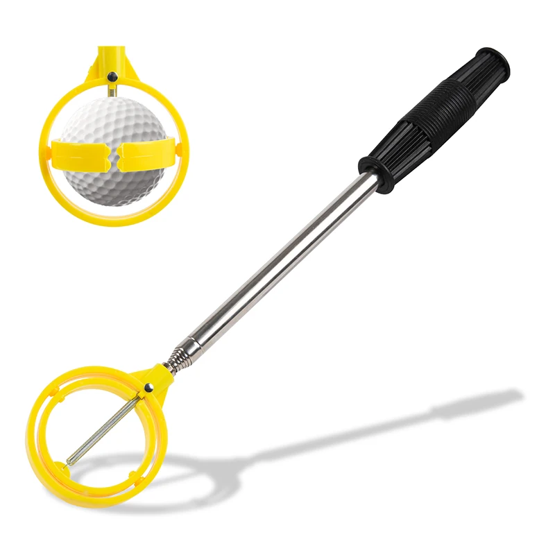 Telescopic water polo dog with spring release head ball winding tool golf belt grasping tool golf accessories men's golf gift