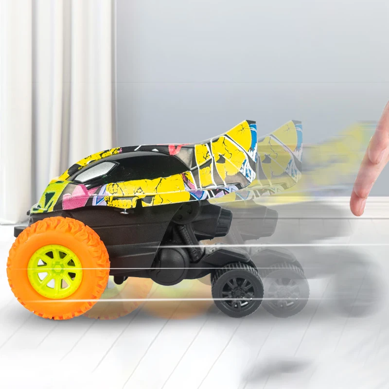 

Mini Inertial Off-Road Vehicle Pullback Kids Car Friction Stunt Car Juguetes Car For Children Gift