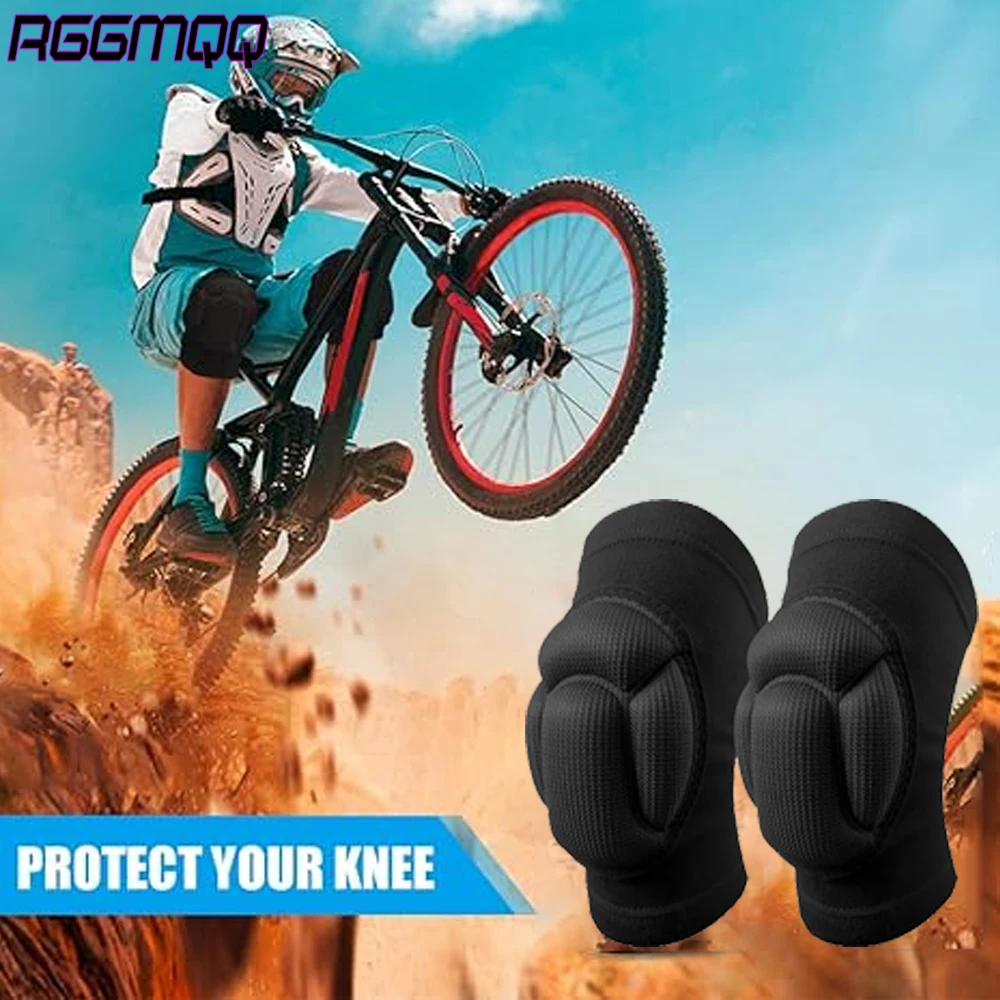 1Pair Volleyball Knee Pads for Men Women,Thick Sponge Collision Avoidance Warm,Anti-Slip Knee Sleeve for Football,Work,Gardening