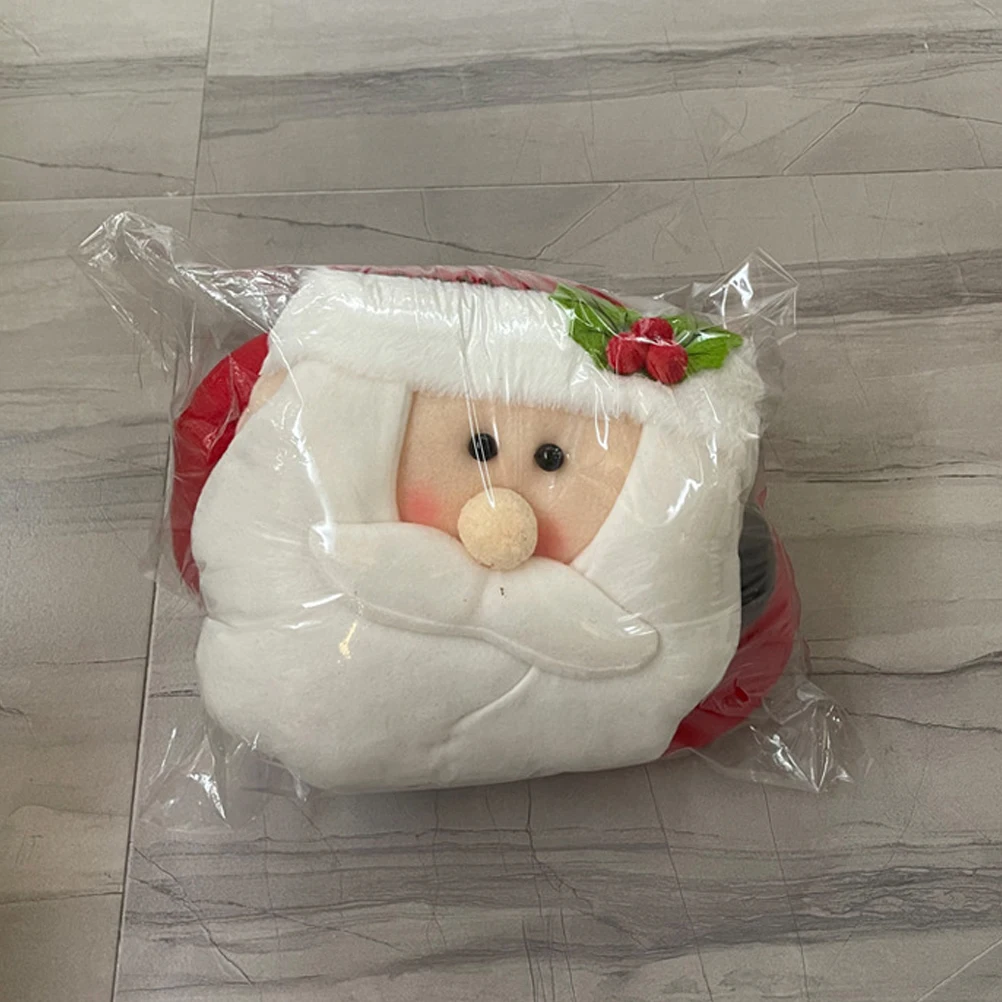 

Christmas Tree Toppers Santa Decorations Indoor Xmas naments Cloth Elder White Red Green Smooth Long lasting Party