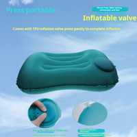 OUZEY new Press inflation Portable Inflatable Pillow Compressible Folding Air Cushion Outdoor Protective Tourism Sleeping Gear