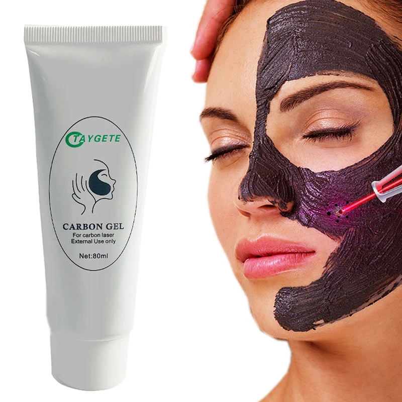 Carbon Cream Black Gel for ND YAG Laser Skin Peeling Skin Rejuvenation Moisturizing Face Cream Facial Whitening Deep Cleaning