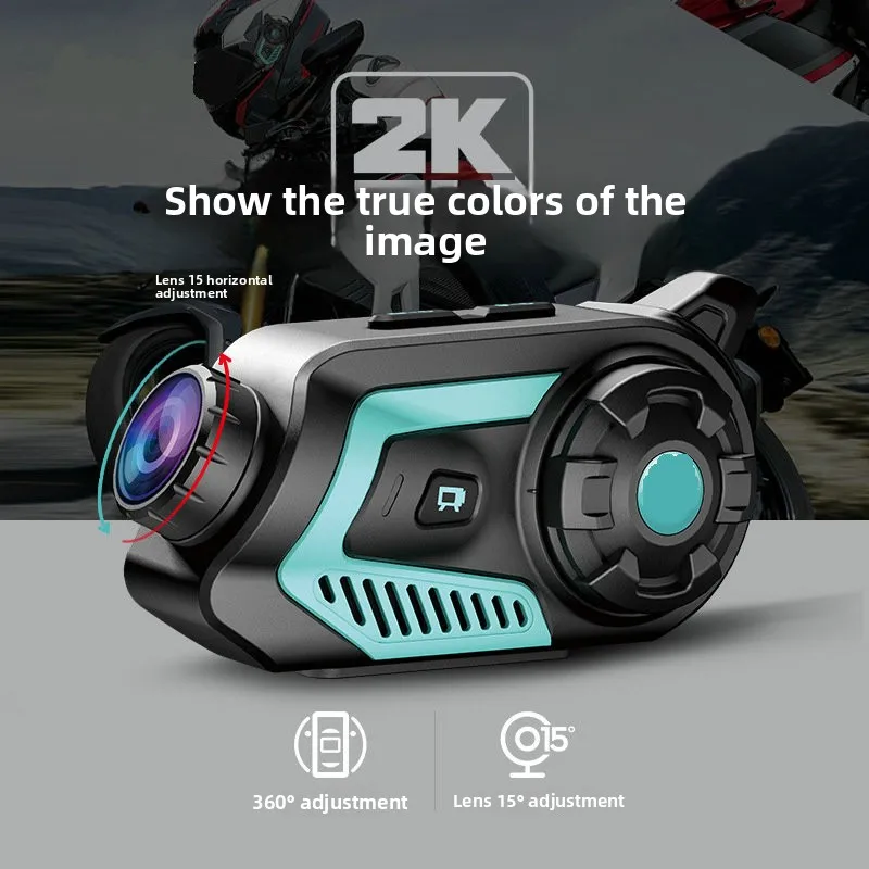 

Motorcycle Electric Vehicle Driving Recorder Helmet Bluetooth Headset Video Recorder Voice Intercom Cycling Sports