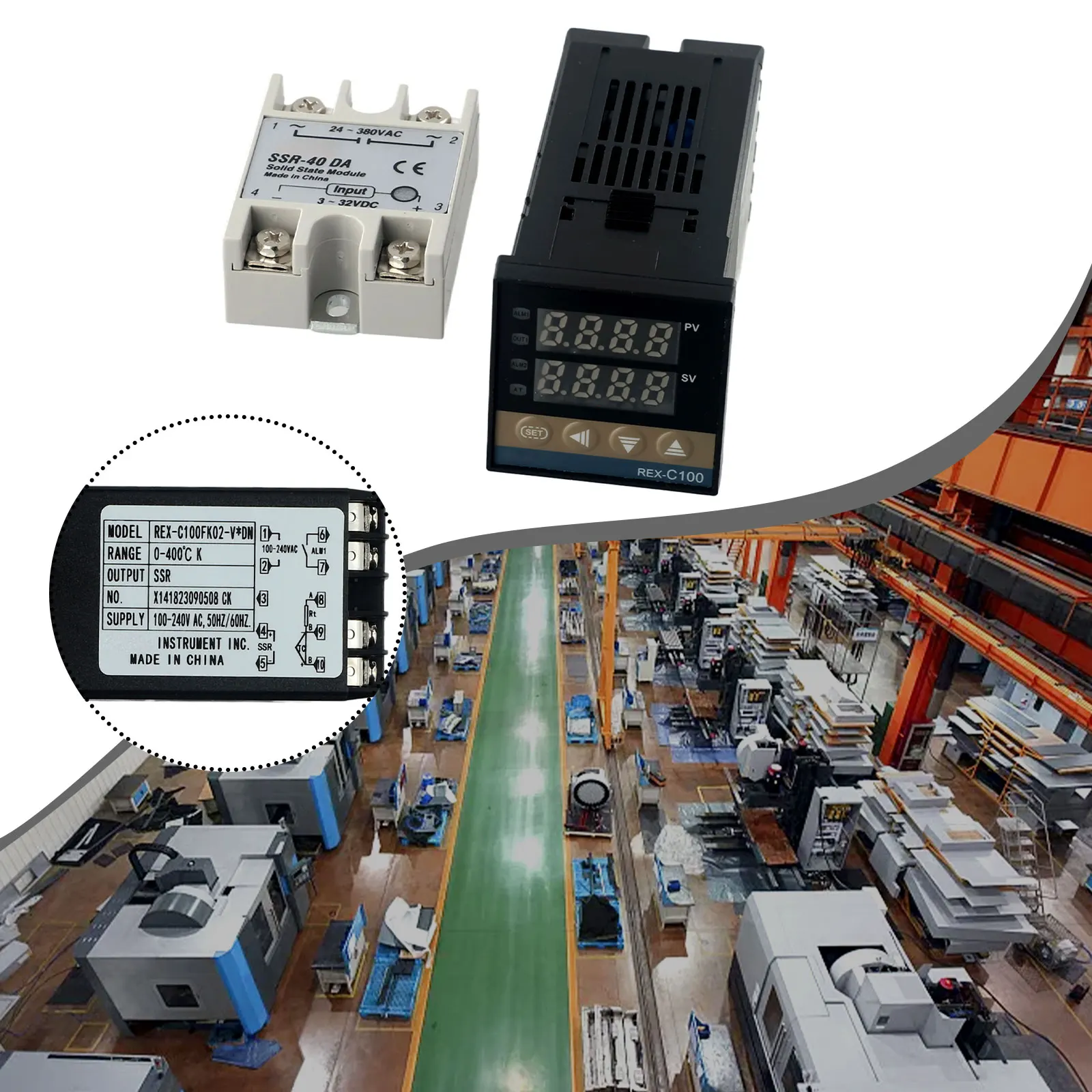 New Practical Controller Control Digital K Thermocouple PID Controller PIN Control REX C Relay Output Resolution