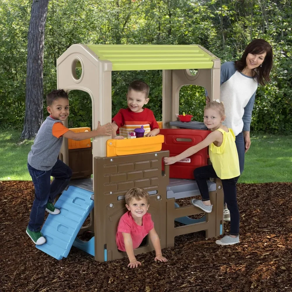 Playhouse Indoor or Outdoor Clubhouse and Activity Playset and Kids Young Explorers Discovery