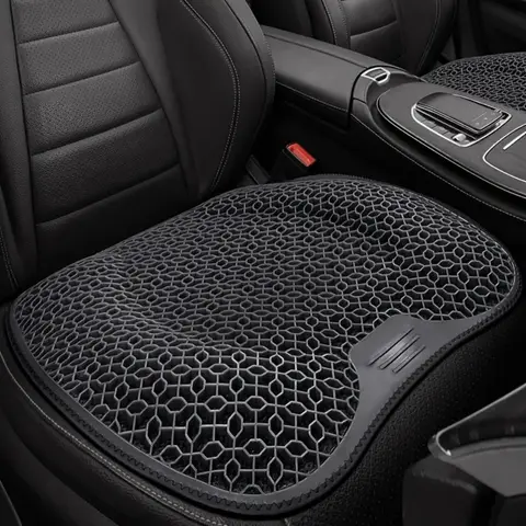 1PC Honeycomb Gel Seat Cushion Breathable Ergonomic Chair Pad for Car Office Home, Washable Lightweight Support