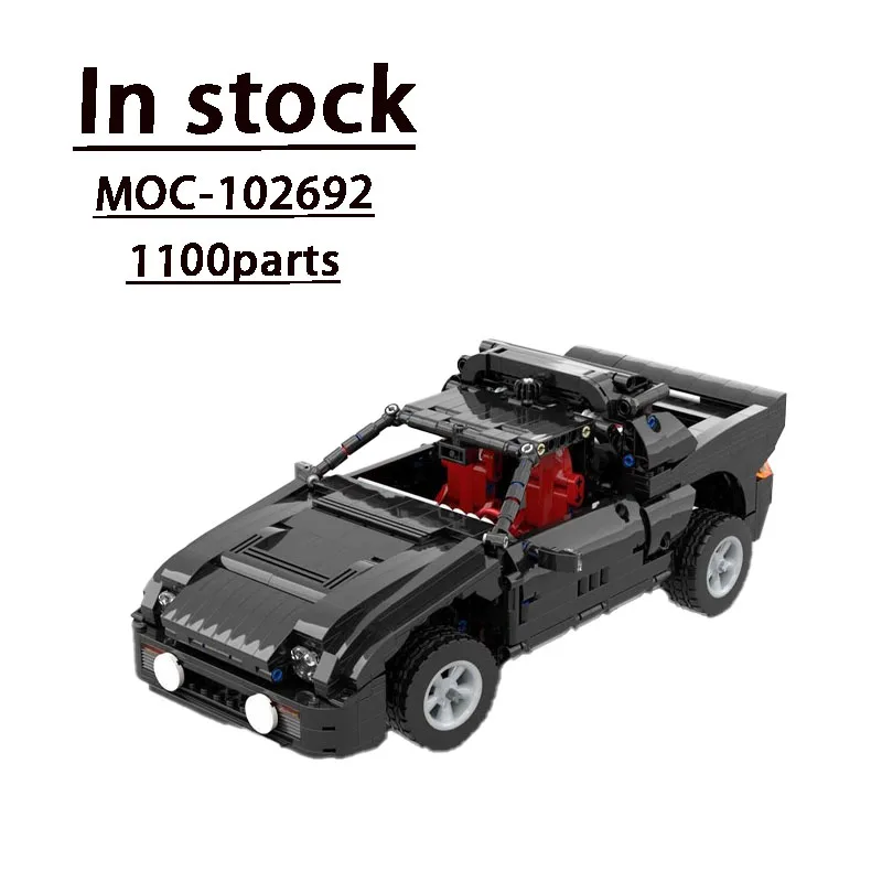 

MOC-102692 Famous Supercar RS200 Assembly Building Block Model 1100 Parts Splicing Building Blocks Adult Kids Birthday Toy Gift