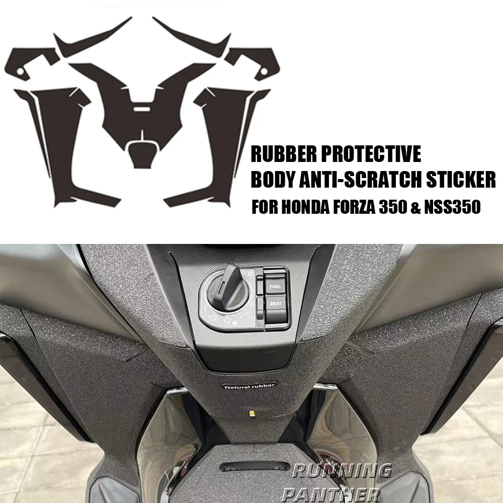 

NEW For Honda Forza 350 Forza350 NSS350 Motorcycle Body Thickened Anti Scratch Resistant Skid Rubber Protective Decal Sticker