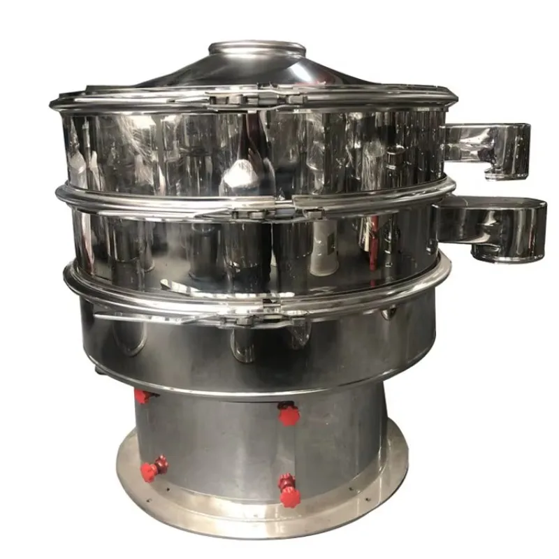 Three-dimensional Rotary Vibrating Screen Circular Powder Sifter WoLong Motor High Capacity Stainless Steel 304/316 for Fine