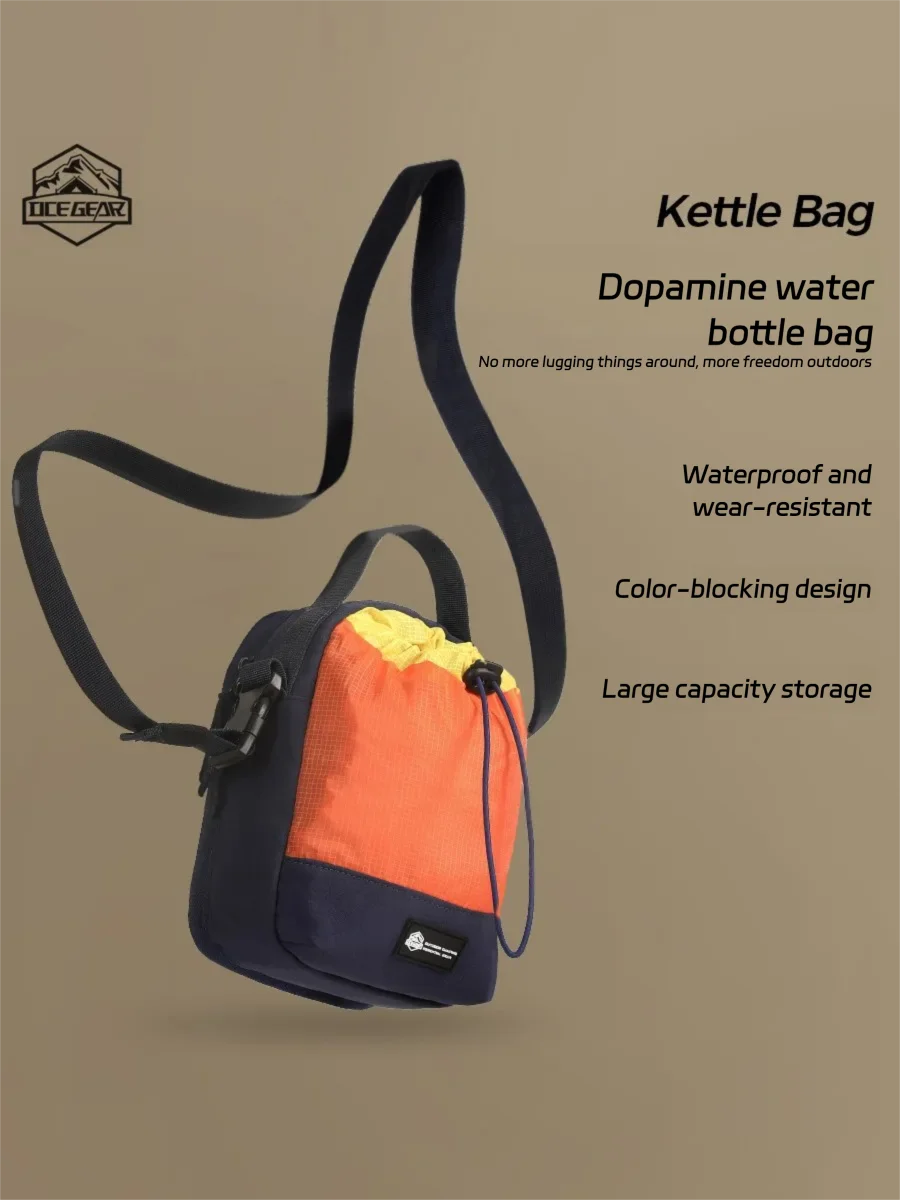 

Ultralight Crossbody Water Bottle Bag Waterproof Nylon Shoulder Pouch Portable Travel Casual Outdoor Phone Wallet Organizer
