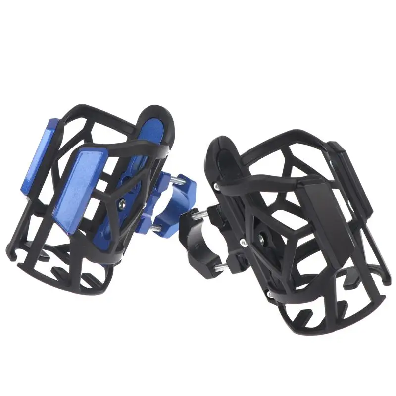 Universal Motorcycle Water Bottle Holder Durable Adjustable Mount Anti-Drop for Off-Road Dirt Bike Long Distance Travel
