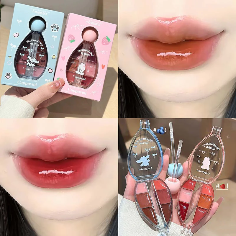 카푸비니 워터 라이트 립 글로스 보습 쉬운 발색 립 글레이즈 메이크업 립스틱 지속적인 메이크업 효과