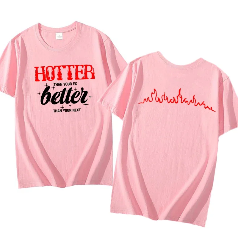 Camiseta más caliente que tu ex, camiseta Kpop de manga corta para chica, camisetas Y2K Gaphic para mujer, ropa coreana, ropa de calle para mujer