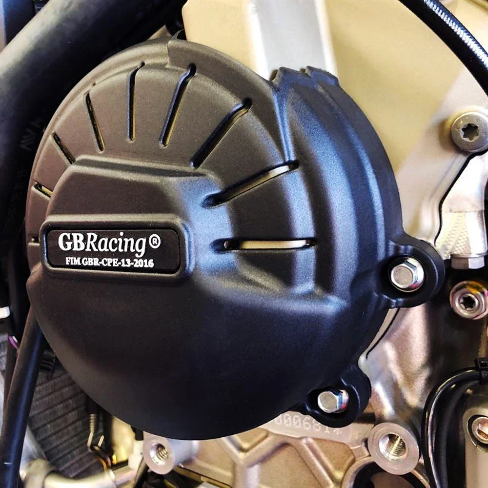 GB รถจักรยานยนต์สําหรับ DUCATI Panigale V4R 2019-2023 ฝาครอบป้องกัน GB Racing ฝาครอบเครื่องยนต์ป้องกัน
