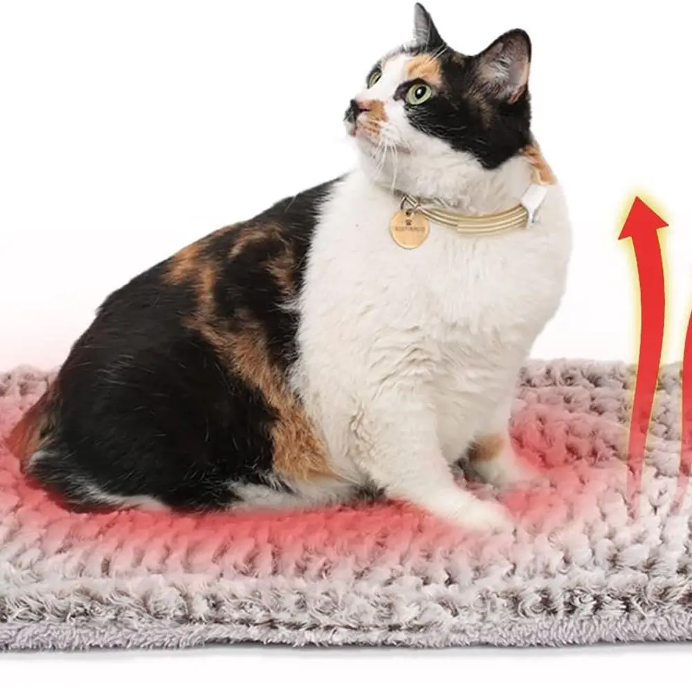 

Самонагревающийся коврик для кошек Самосогревающаяся кровать 27,5 x 18,5 дюймов Термальный коврик для кошек Очень теплый коврик для домашних животных для улицы и дома Большой коitte