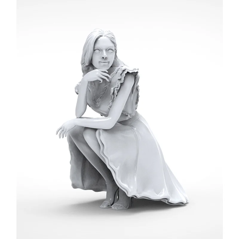 Kit de montaje de modelo de resina fundida a presión, modelo blanco sin montar, serie Girl in Action, 1/24, envío gratis, A2017
