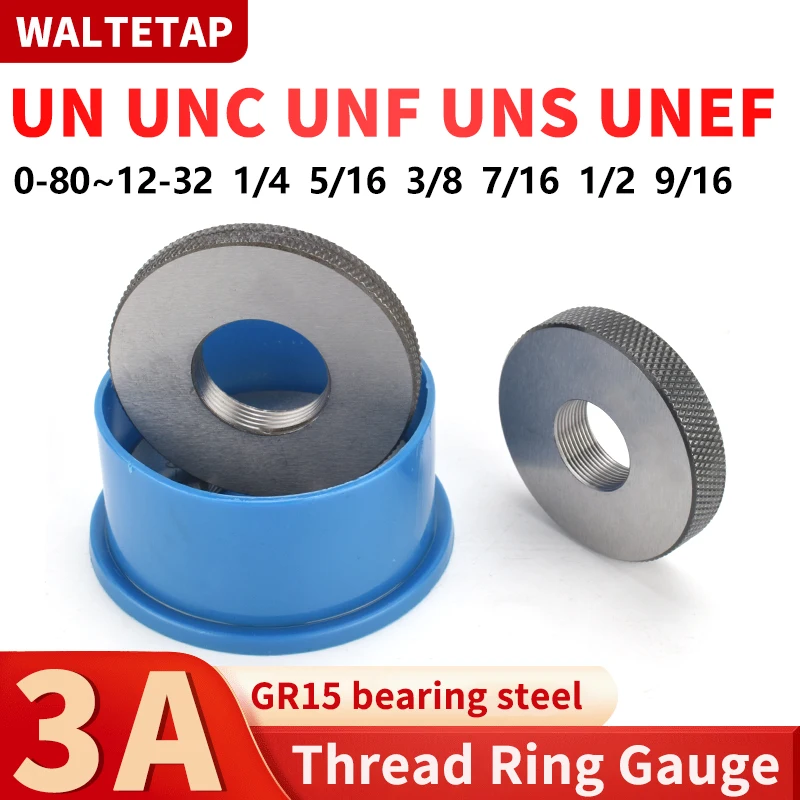

1 компл. (1*GO+1*NOGO) 3A 0-80~12-32 1l4 5l16 3l8 7I16 1l2 9I16 UN/UNC/UNF/UNS/UNEF Американский стандартный кольцевой манометр с тонкой резьбой