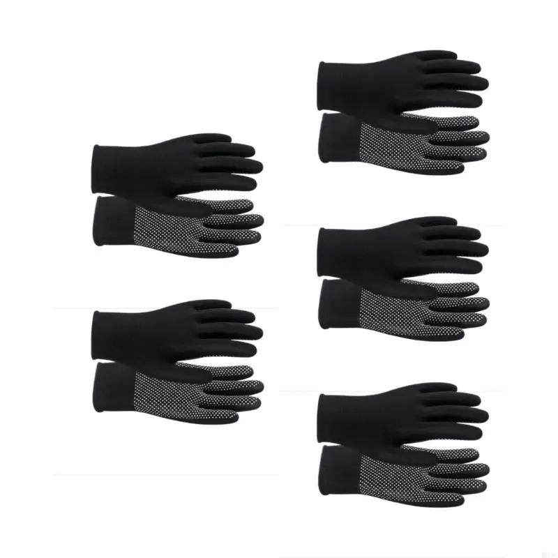 W89C 5 คู่ถุงมือทำงานอเนกประสงค์ที่ยืดหยุ่นสูงสำหรับการปั่นจักรยานสวนปีนเขาถุงมือทำงานที่ระบายอากาศได้