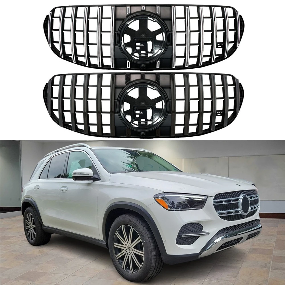 Front Racing Facelift Bumper Grille Upper Radiator Cover For Mercedes-Benz V167 GLE350 GLE450 2024+