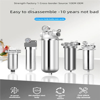 new 304 stainless steel purifier whole house home water kitchen water filter faucet shower central tap water filter