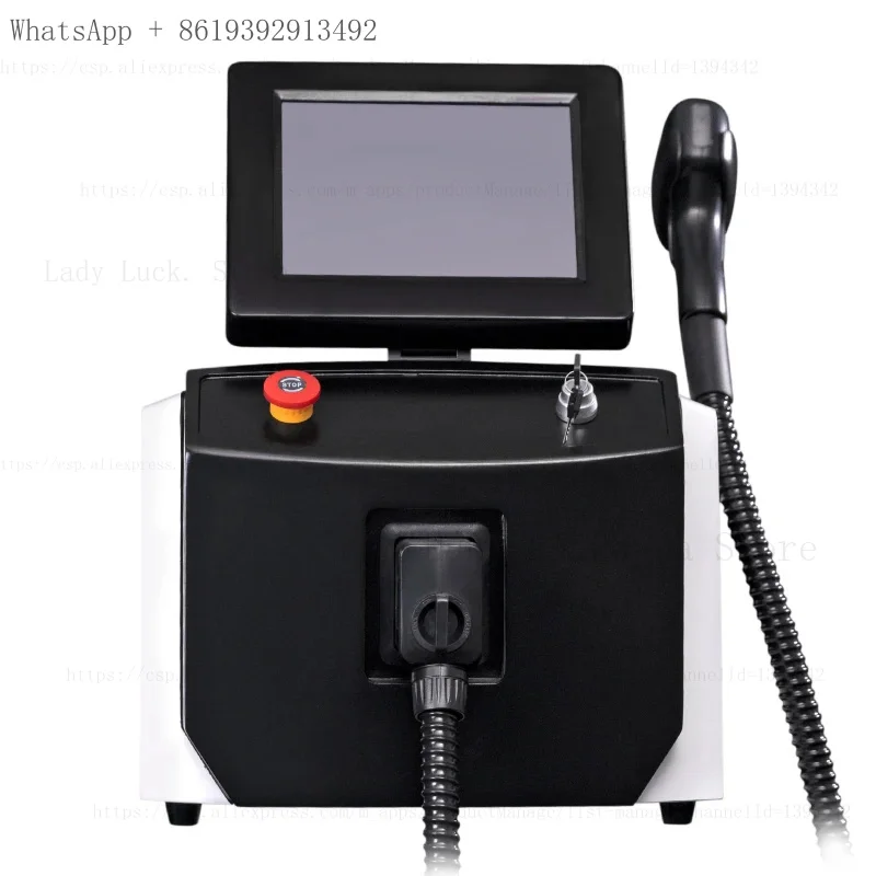 2026 Portable 3 Wavelengths Ice Titanium Professional 808nm Diode Laser Body Face Hair Removal Machine 2000w Laser