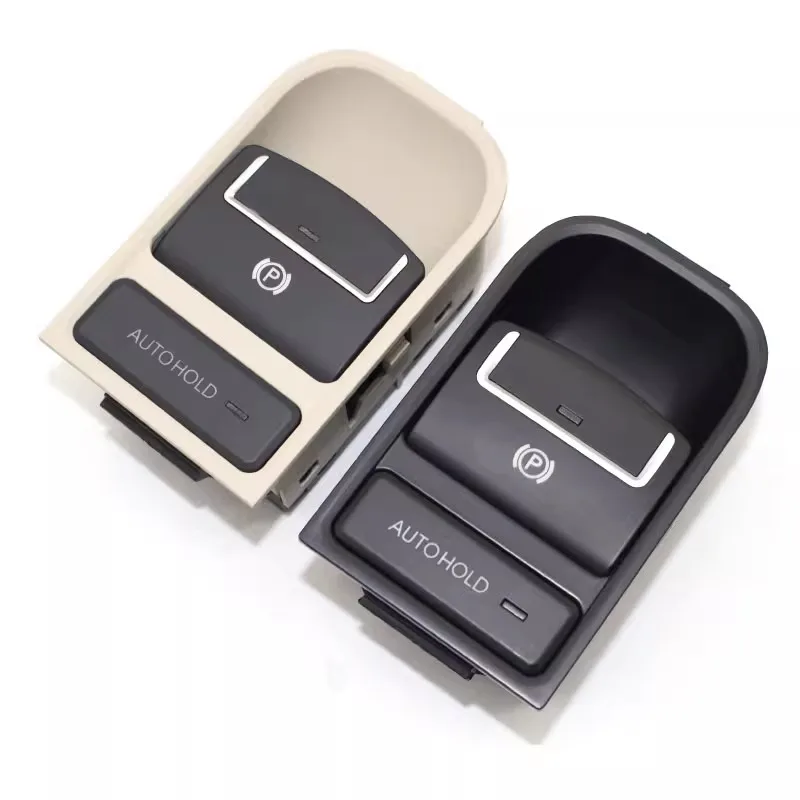 Electronic Handbrake Switch Automatic Parking Button Black Beige 1pc for Volkswagen Tiguan Brand New