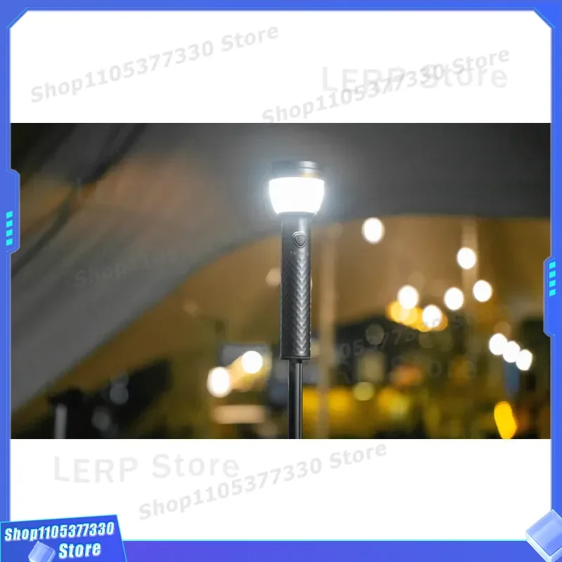 Portable Camping Light with Magnetic Base and Remote Control Adjustable Height Folding Design for Outdoor Hiking Emergency