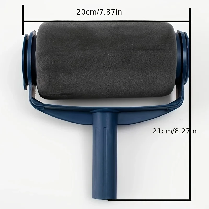 قطعة واحدة من فرشاة الطبل الكبيرة ذاتية التحضير - فرشاة طلاء جدران لطلاء اللاتكس وإكسسوارات الطلاء