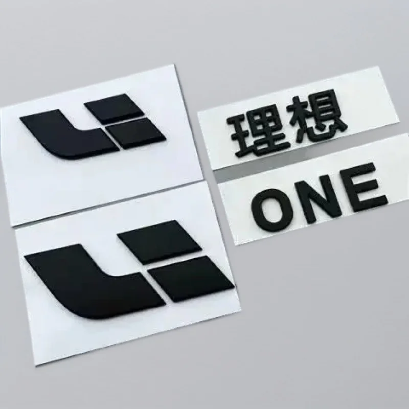 

Наклейка с эмблемой автомобиля, черная для LEADING IDEAL LiXiang L7 L8 L9 ONE, передние и задние логотипы, украшение, модифицированные аксессуары для стайлинга