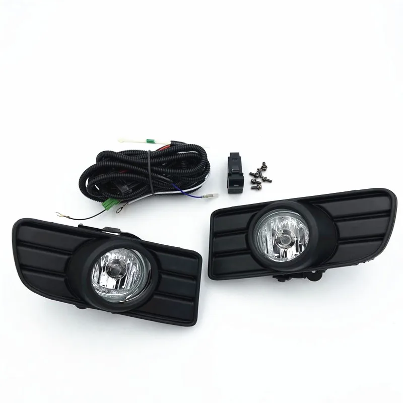 Fog Lights for Mazda BT-50 BT50 UN Series I 2006-2008 front bumper Spot Lamps with wiring Kit set assembly pair Black Cover