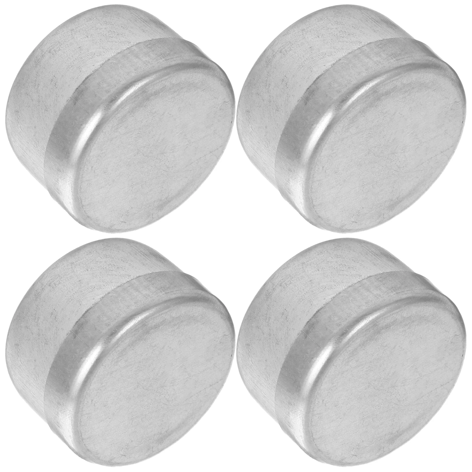 

4 Pcs Sampling Box Aluminum Cans Container for Soil Storage Weighing Jars Round Containers