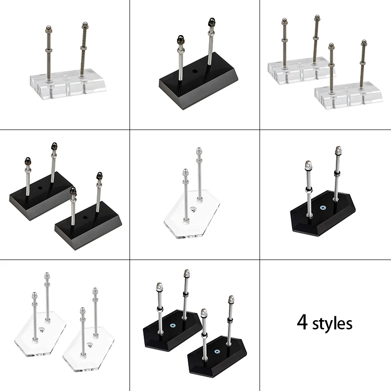 Acrylic Wall Mount Skateboard Rack Longboard Deck Hanger Display Rack Holder Screw Wall Hanging Skateboard Display Rack