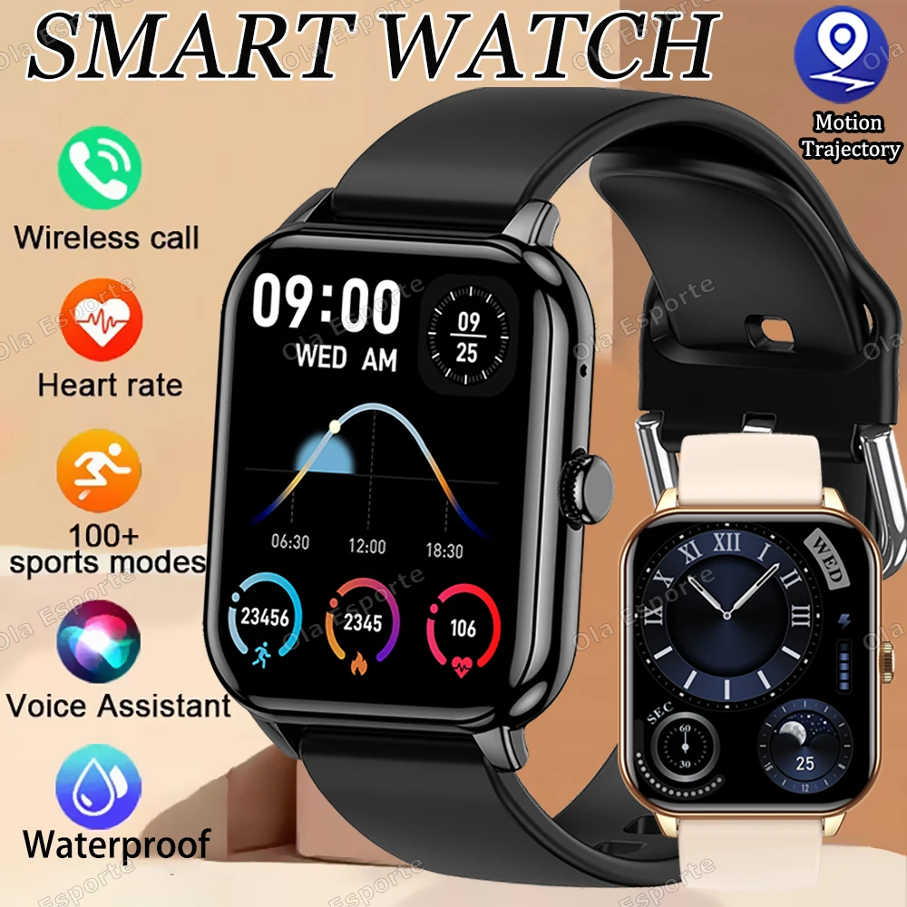 

Новые спортивные умные часы 2025 AMOLED HD-экран Монитор сердечного ритма и здоровья Часы Bluetooth-вызов GPS-трек Смарт-часы для женщин и мужчин