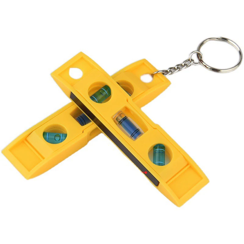 Mini 3 Bubble Level with Keychain Tor pedo Magnetic Gradienter Level Measuring Tool Plumb/Level/45-Degree Measuring