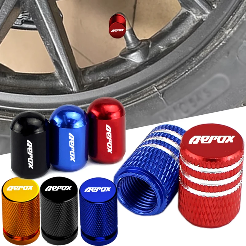 2pcs Universal Motorcycle Wheel Airtight Covers Tire Valve Stem Caps for YAMAHA AEROX 125 155 AEROX155 AEROX125 Accessories