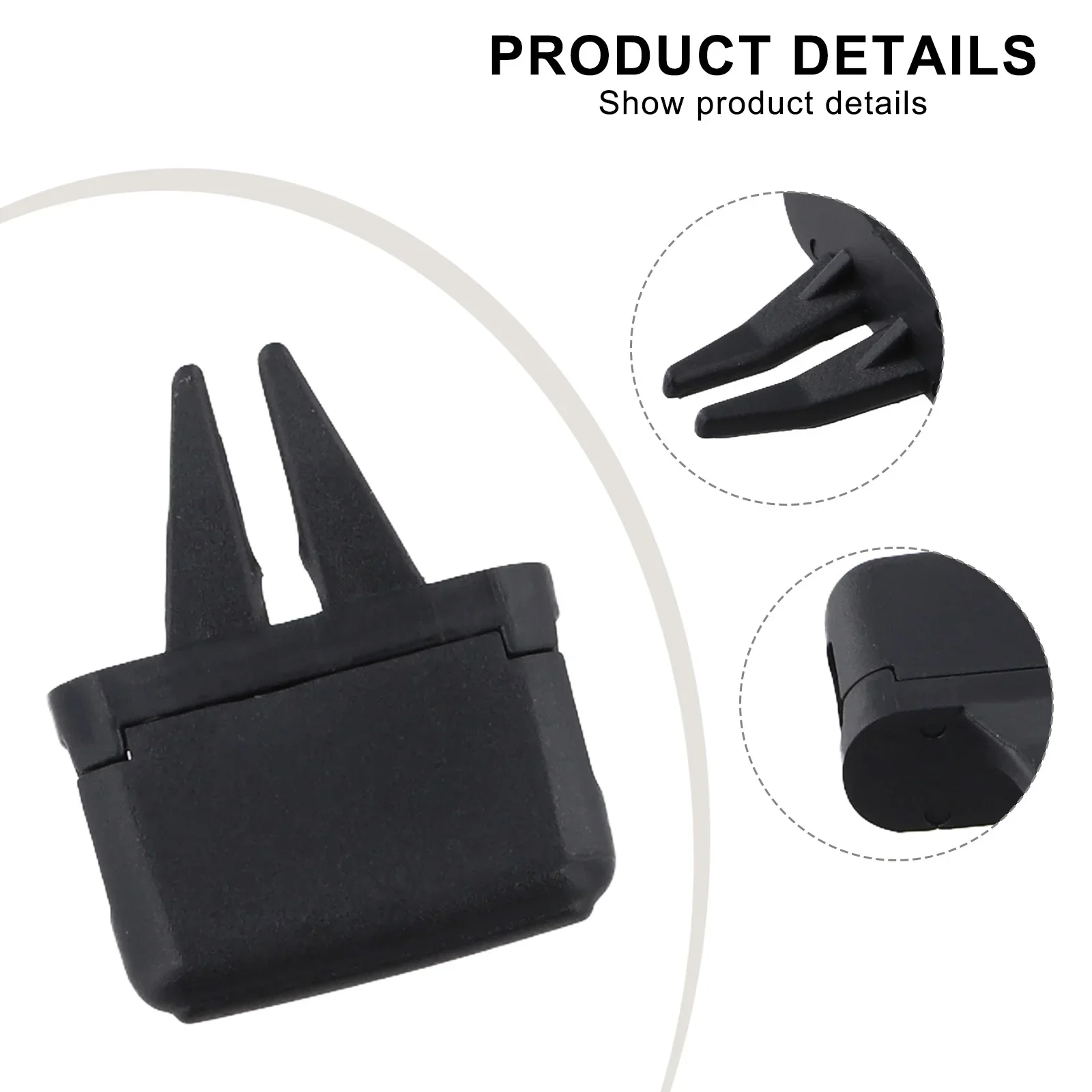 01pcs Air Conditioning Grille Sliding Adjust Clip 7E5819204 7E5819203 For Transporter T5 Front Dashboard A/C Vent Outlet Clips