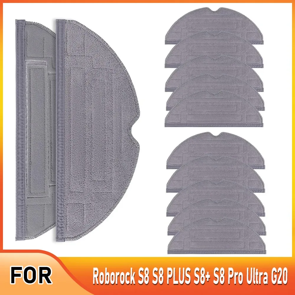 

Салфетки для швабры для Roborock S8 S8+ S8 Pro Ultra S8 PLUS G20, пылесос, тряпки для робота, детали, аксессуары для швабры с двойной вибрацией