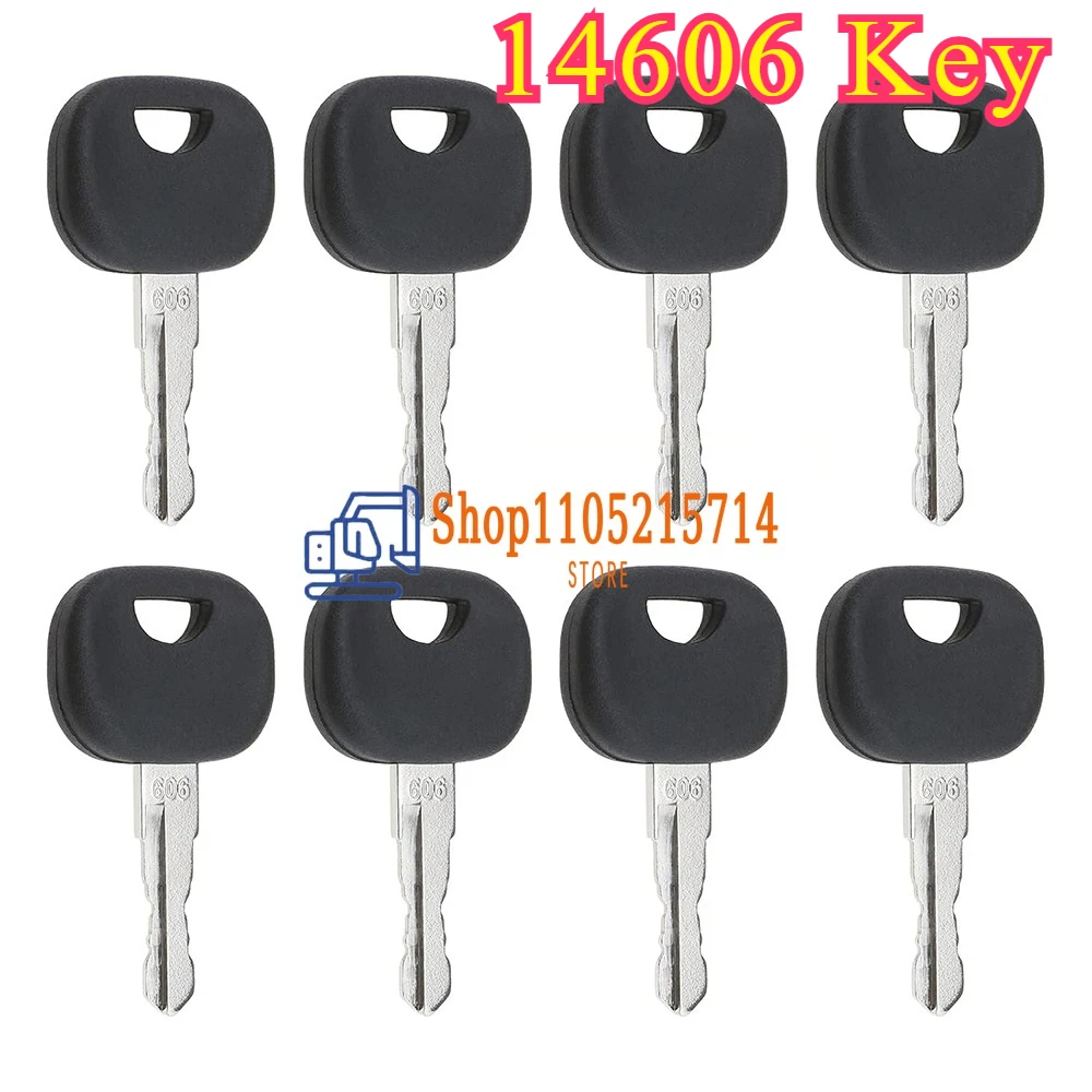 

1/5/10/30/50 шт. 606 ключ стартера зажигания 606/14606 для Liebherr и John De Heavy Equipment грузовик-погрузчик строительные машины ключи