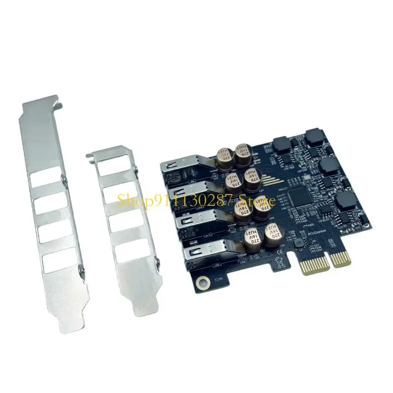 J1HC PCIE a 4 porta USB USB 4PIN CONNETTORE ANTERIORE 5GBPS Scheda espansione Transmisson Full Speed ​​per desktop