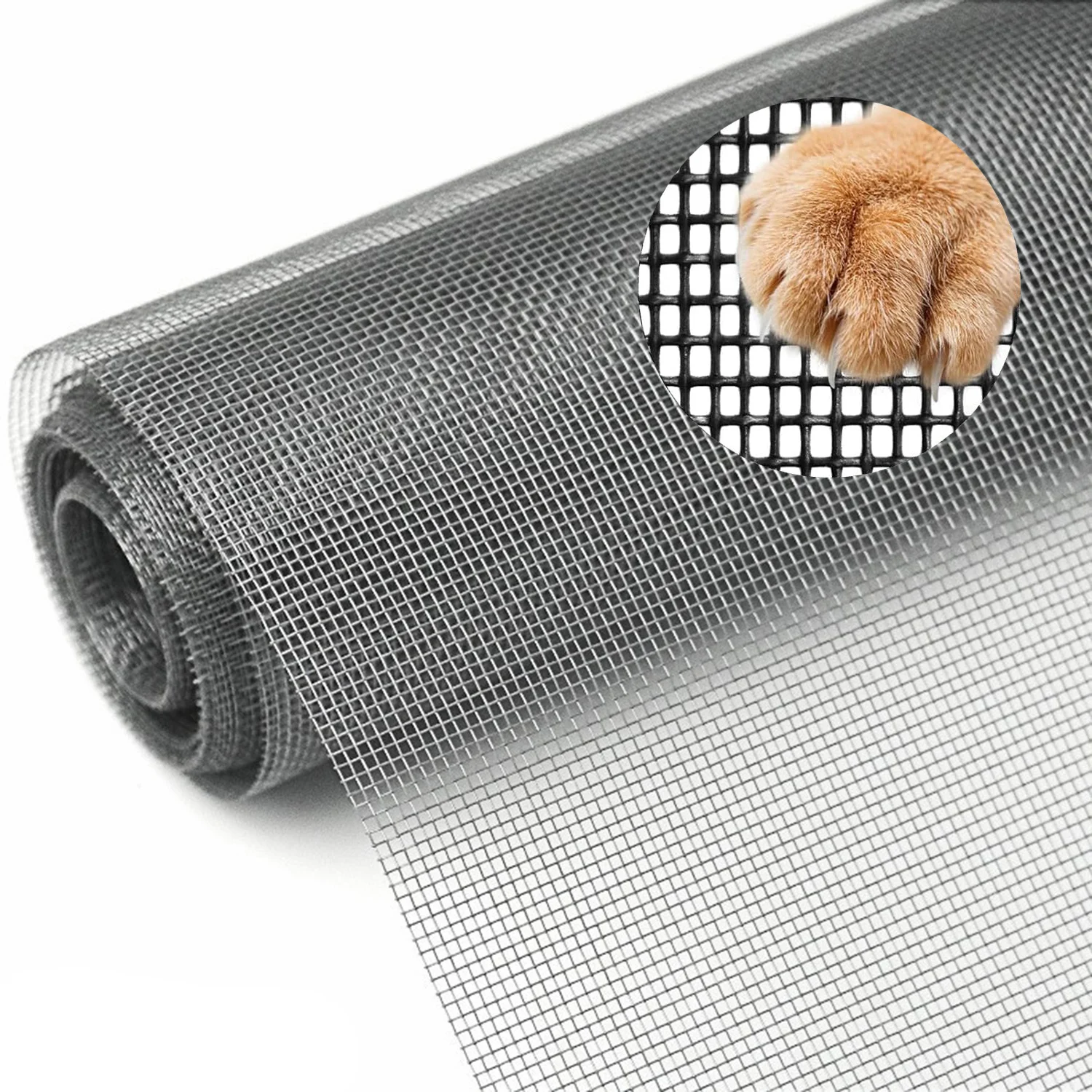 

New Fiberglass mesh Balcony Protective Net Household Mesh Soft Fine Mesh Small Hole Screen Window Mosquito and Mouse Proof