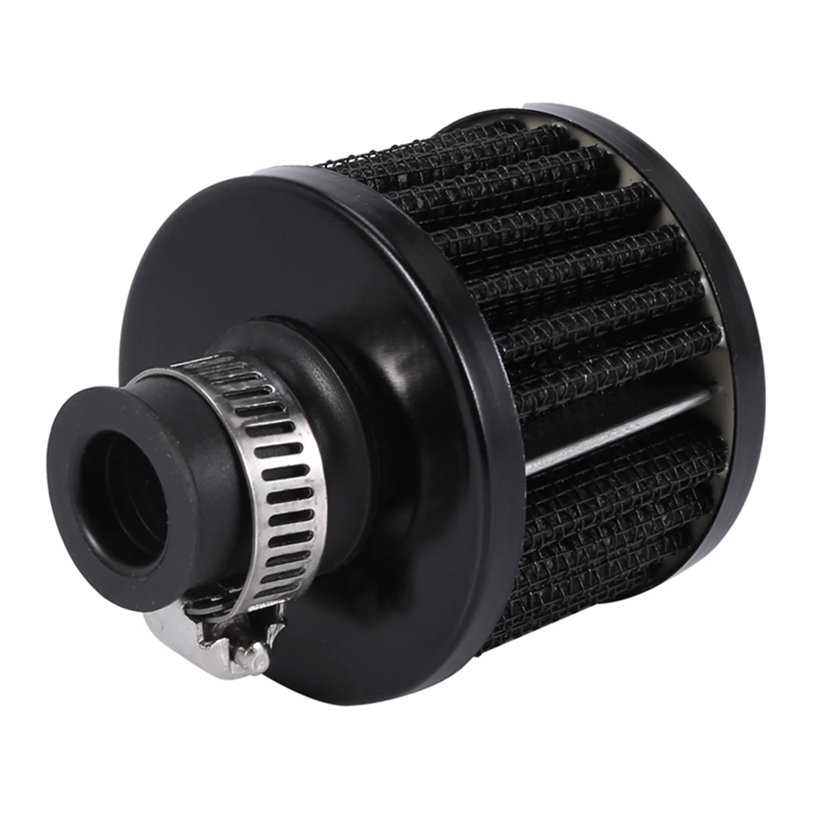 차량용 오일 미니 브리더 냉기 필터, 연료 크랭크 케이스 엔진, 색상: 실버, 13mm