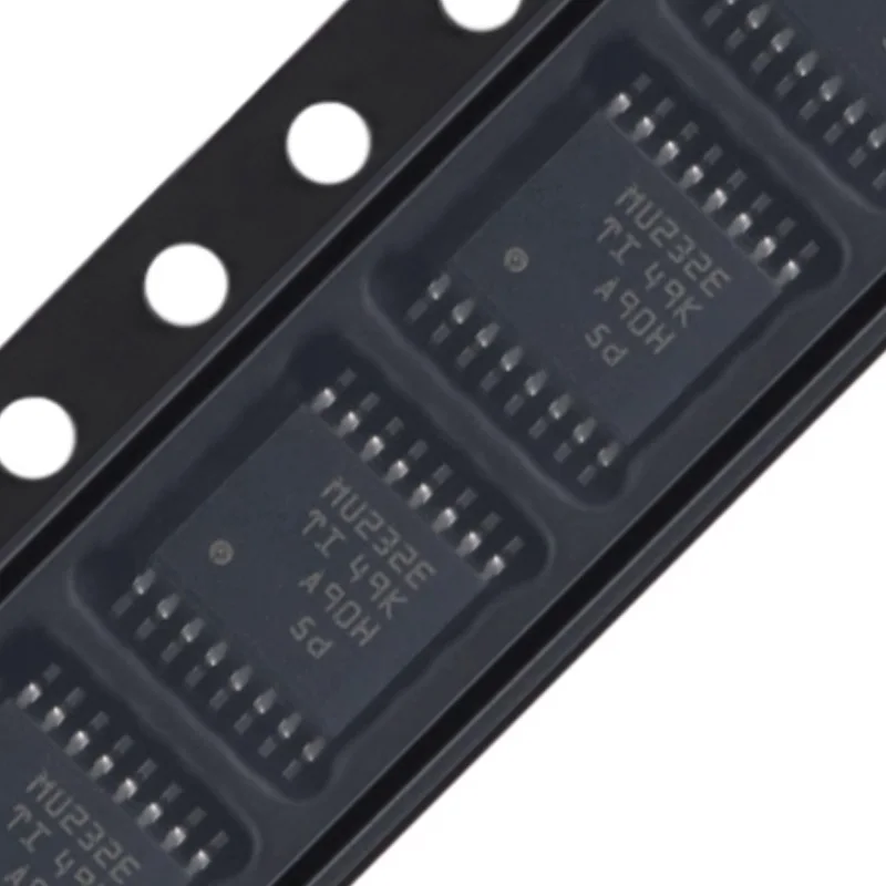 10 Brand New Original Sn65C3232Epwr with Silk Screen Mu232E Tssop-16 Featuring +/-15Kv Rs-232 Line Drivers
