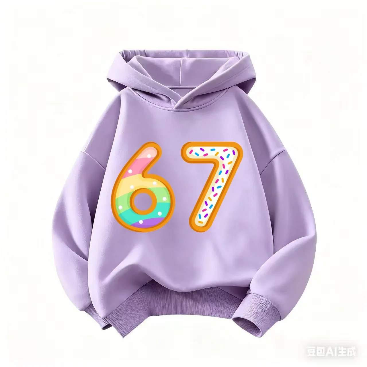 67 طفل الآيس كريم بالتنقيط ميمي مضحك ستة سبعة الجنرال ألفا العام هوديس 6-7 بنين بنات الشتاء هوديس