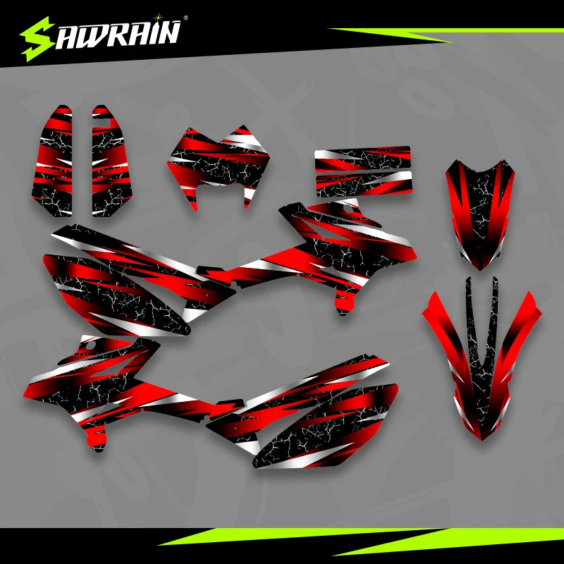 

Sawrain Motorcycle Graphics Backgrounds Decal Stickers Kits for 11-20 BETA RR