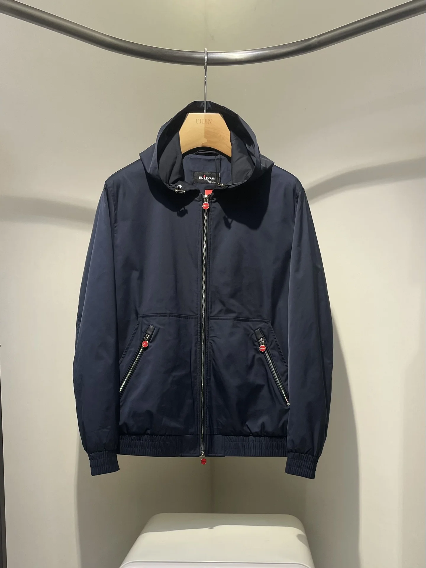 سترة كيتون الإيطالية ذات القلنسوة على طراز المال القديم #4