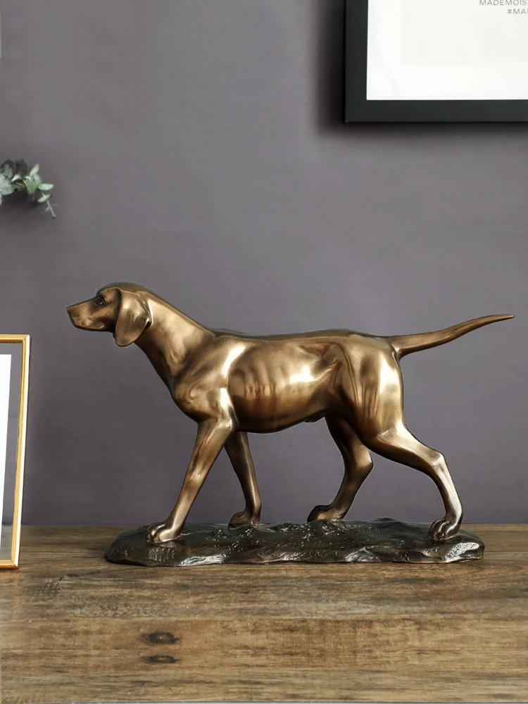 

Resin Doberman Dog Statue, Home Decor Crafts, Room Decoration Objects, Study Office, Vintage Bulldog Ornament, Animal Figurines