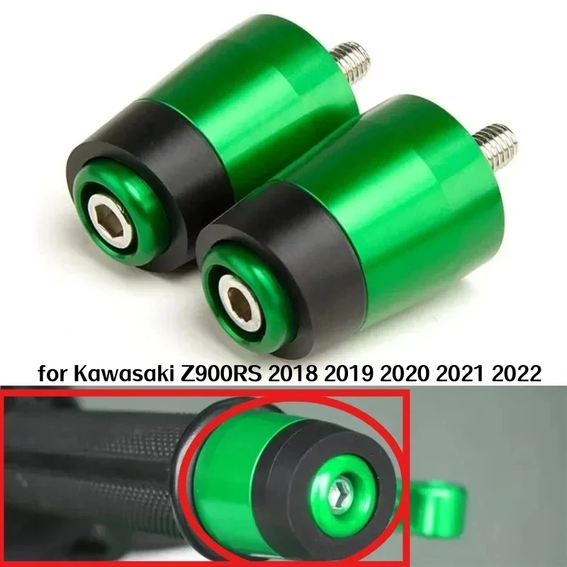 Motorcycle handle plug balance end anti slip Bar End Weights for Kawasaki Z900 RS Z900RS 2018 2019 2020 2021 2022