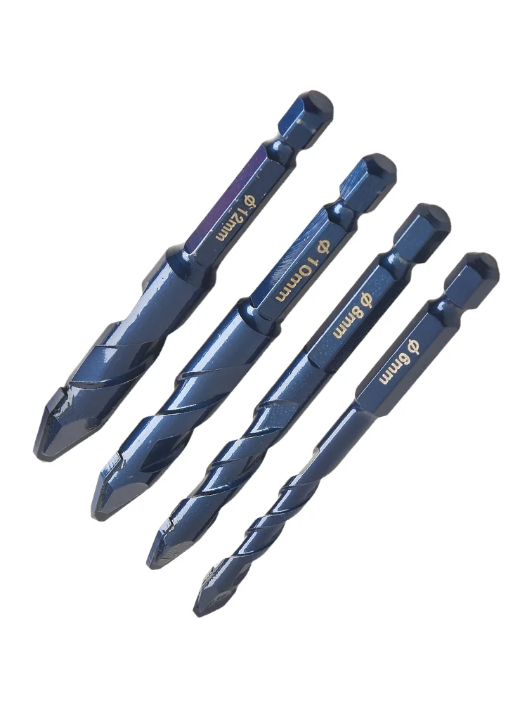 Professional Grade Carbide Drill Bits Perfect for Drilling on Drywall  Bricks  Tiles  and Sheet Metal 4pcs Set