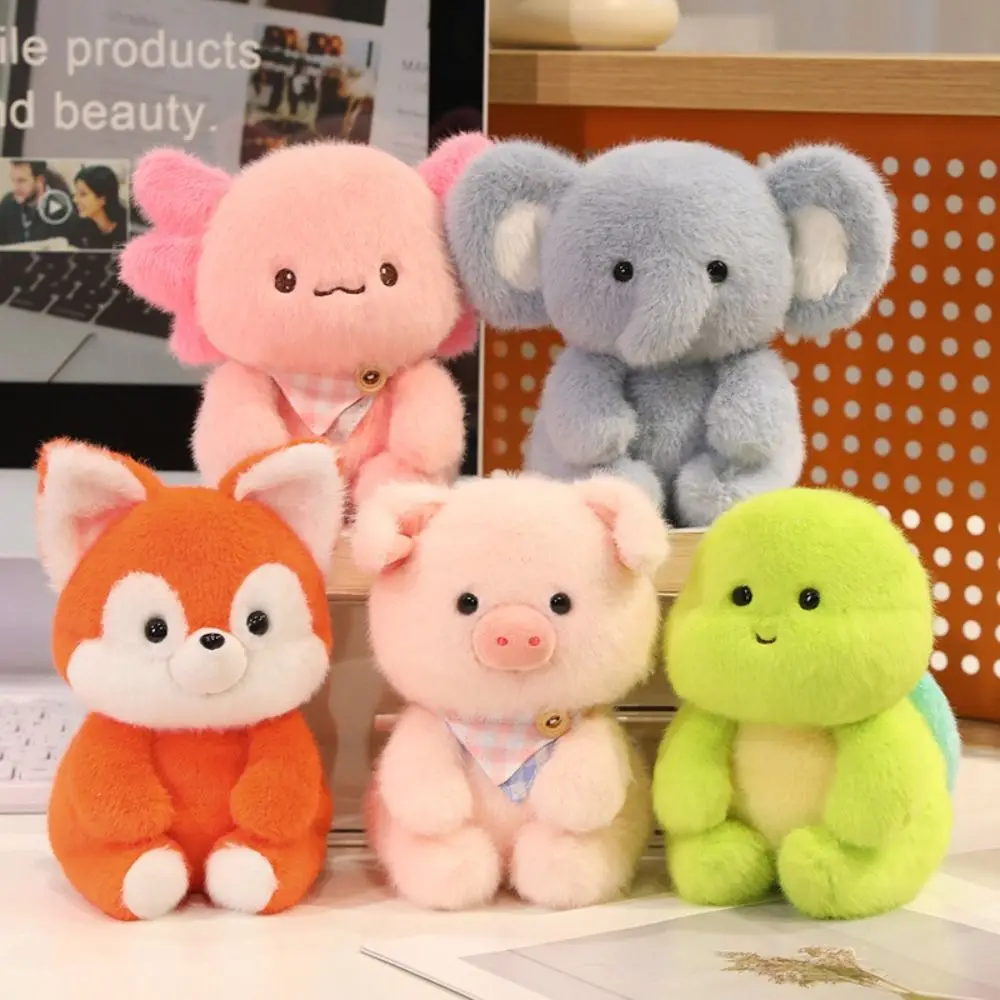 Kawaii 15 cm peluche compagno bambola peluche orso farcito cuscino animale super morbido elefante animale peluche regalo per dormire