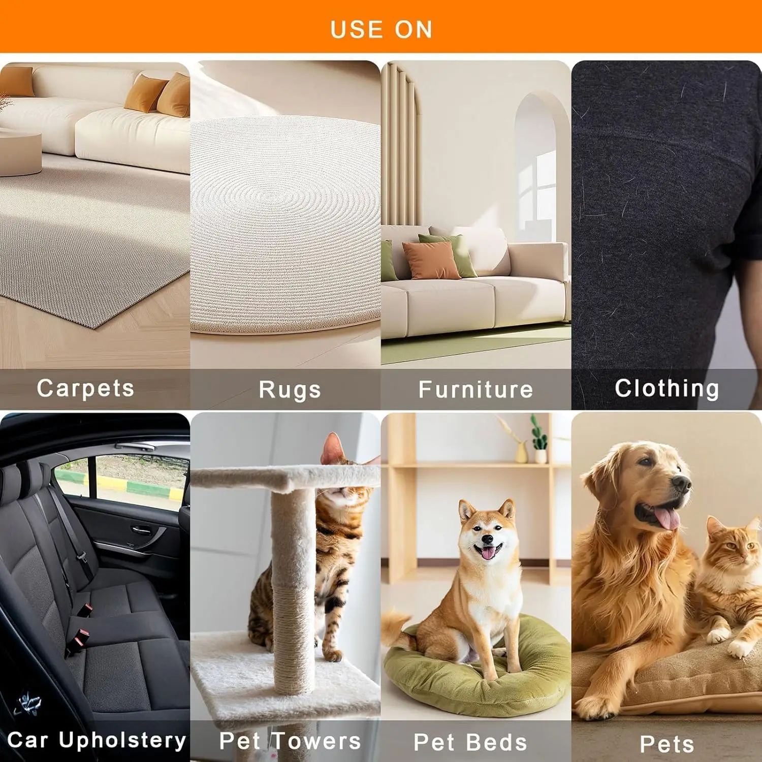 1 قطعة فرشاة قفازات إزالة شعر الحيوانات الأليفة ، أداة جديدة قابلة لإعادة الاستخدام لإزالة الشعر الكهروستاتيكي للقطط والكلاب للملابس والأرائك والكاربي #5